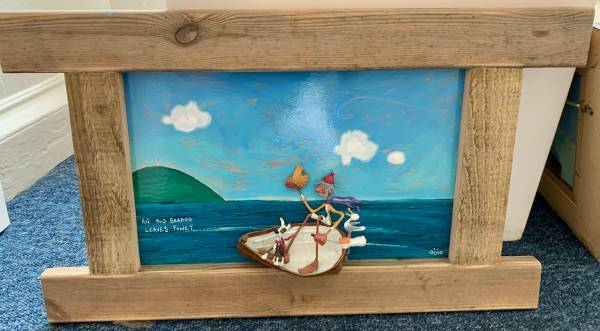 - on Acrylic, Painting by Dino De Zorzi, measuring 38 x 67 cm (H x W) £440